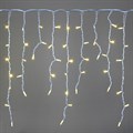 A-517 WW гирлянда светодиодная &quot;Бахрома&quot;, 5х0,9м, 240LED, провод белый, морозостойкий - фото 4691836