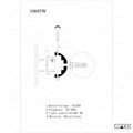 Накладной светильник iLamp Foxtrot 10695W/1-D100 BK-WH - фото 4702681 Накладной светильник iLamp Foxtrot 10695W/1-D100 BK-WH - фото 4702681