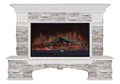 Комплект из электрокамина напольного и портала (149x42x108.5 см) Бостон К Мисхор Premier S86 БК860029 - фото 4706608