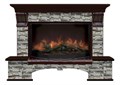 Комплект из электрокамина напольного и портала (149x42x108.5 см) Бостон К Алтай Rondo 86 БК860032 - фото 4706611