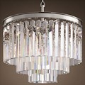 Подвесная люстра Imperiumloft Rh 1920S Odeon Clear Glass Fringe 40.1539 - фото 4711480