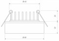 Встраиваемый светильник Elektrostandard  a032751 - фото 4743300 Встраиваемый светильник Elektrostandard  a032751 - фото 4743300