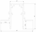 Трек встраиваемый Elektrostandard Slim Magnetic a067495 - фото 4748477