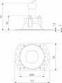 Встраиваемый светильник Elektrostandard Renzo a067527 - фото 4749258 Встраиваемый светильник Elektrostandard Renzo a067527 - фото 4749258