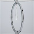 Настольная лампа декоративная Eurosvet Madera 01055/1 хром/прозрачный хрусталь Strotskis - фото 4750038