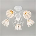 Люстра на штанге Eurosvet Floranse 30155/5 белый - фото 4750595