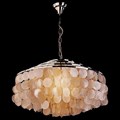 Подвесная люстра Eurosvet Sandra 3535/6 хром/перламутр - фото 4750913