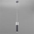 Подвесной светильник Eurosvet Double Topper 50135/1 LED хром/черный - фото 4751423