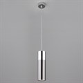 Подвесной светильник Eurosvet Double Topper 50135/1 LED хром/черный жемчуг - фото 4751431