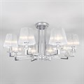 Люстра на штанге Eurosvet Alegria 60125/8 хром Smart (60114/8) - фото 4751830