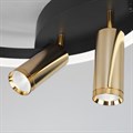 Накладной светильник Eurosvet Luminari 90247/3 черный/золото Smart - фото 4752134