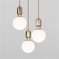 Подвесной светильник Eurosvet Bubble 50151/3 золото - фото 4752244