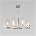 Подвесная люстра Eurosvet Arganie 60133/8 серебро - фото 4752325
