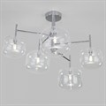 Люстра на штанге Eurosvet Jar 70128/5 хром - фото 4752367