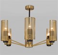 Люстра на штанге Eurosvet Grino 70139/6 латунь - фото 4752538