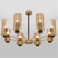 Люстра на штанге Eurosvet Grino 70139/8 латунь - фото 4752541