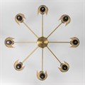 Люстра на штанге Eurosvet Grino 70139/8 латунь - фото 4752542