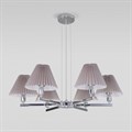 Подвесная люстра Eurosvet Peony 60136/6 хром/серый - фото 4752783