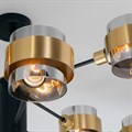 Люстра на штанге Eurosvet Arcada 70127/8 черный/дымчатый - фото 4753087