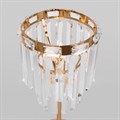 Настольная лампа декоративная Eurosvet Elegante 01136/1 золото/прозрачный хрусталь Strotskis - фото 4753166