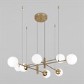 Подвесная люстра Eurosvet Planet 70146/8 латунь - фото 4753719