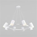 Подвесная люстра Eurosvet Splay 70147/8 белый - фото 4753786