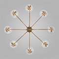 Люстра на штанге Eurosvet Spritz 70217/8 латунь - фото 4754146