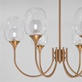 Люстра на штанге Eurosvet Spritz 70217/6 латунь - фото 4754156