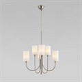 Подвесная люстра Eurosvet Abbey 60164/6 никель - фото 4754650