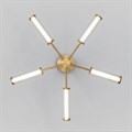 Люстра на штанге Eurosvet Stark 50386/5 LED латунь - фото 4754837