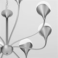 Подвесная люстра Eurosvet Calyx 60169/8 никель - фото 4754953