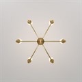 Подвесная люстра Eurosvet Rhyton 60167/6 латунь - фото 4754965