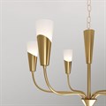 Подвесная люстра Eurosvet Rhyton 60167/6 латунь - фото 4754969