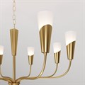 Подвесная люстра Eurosvet Rhyton 60167/8 латунь - фото 4754977