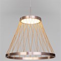 Подвесной светильник Eurosvet Cesta 40016/1 LED коричневый - фото 4755109