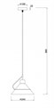 Подвесной светильник Freya Amis FR5025PL-01W - фото 4755579