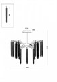Подвесная люстра Freya Mineral FR1010CL-06G - фото 4755870