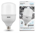 Лампа светодиодная Gauss Elementary LED T120 E27 42Вт 6500K 63234 - фото 4757160