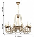 Подвесная люстра F-promo Chateau 2163-12P - фото 4757663 Подвесная люстра F-promo Chateau 2163-12P - фото 4757663