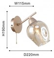 Бра F-promo Tilda 2658-1W - фото 4757719 Бра F-promo Tilda 2658-1W - фото 4757719