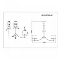 Подвесная люстра EVOLUCE Linda SLE105303-08 - фото 4765020