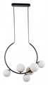 Подвесной светильник Indigo Nuvole 11002/6P Black - фото 4766487