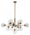 Люстра на штанге Indigo Cocoon 11008/13P Brass - фото 4766778