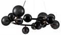 Подвесная люстра Indigo Molecola 11018/14P Black - фото 4766807