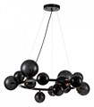 Подвесная люстра Indigo Molecola 11018/14P Black - фото 4766808