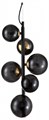 Подвесная люстра Indigo Molecola 11018/6P Black - фото 4766822