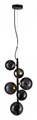 Подвесная люстра Indigo Molecola 11018/6P Black - фото 4766823