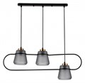 Подвесной светильник Indigo Astratto 11016/3P Black - фото 4766840