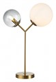Настольная лампа декоративная Indigo Duetto 11023/2T Bronze - фото 4766883