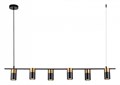 Подвесной светильник Indigo Liberta 11014/6P Black - фото 4766916